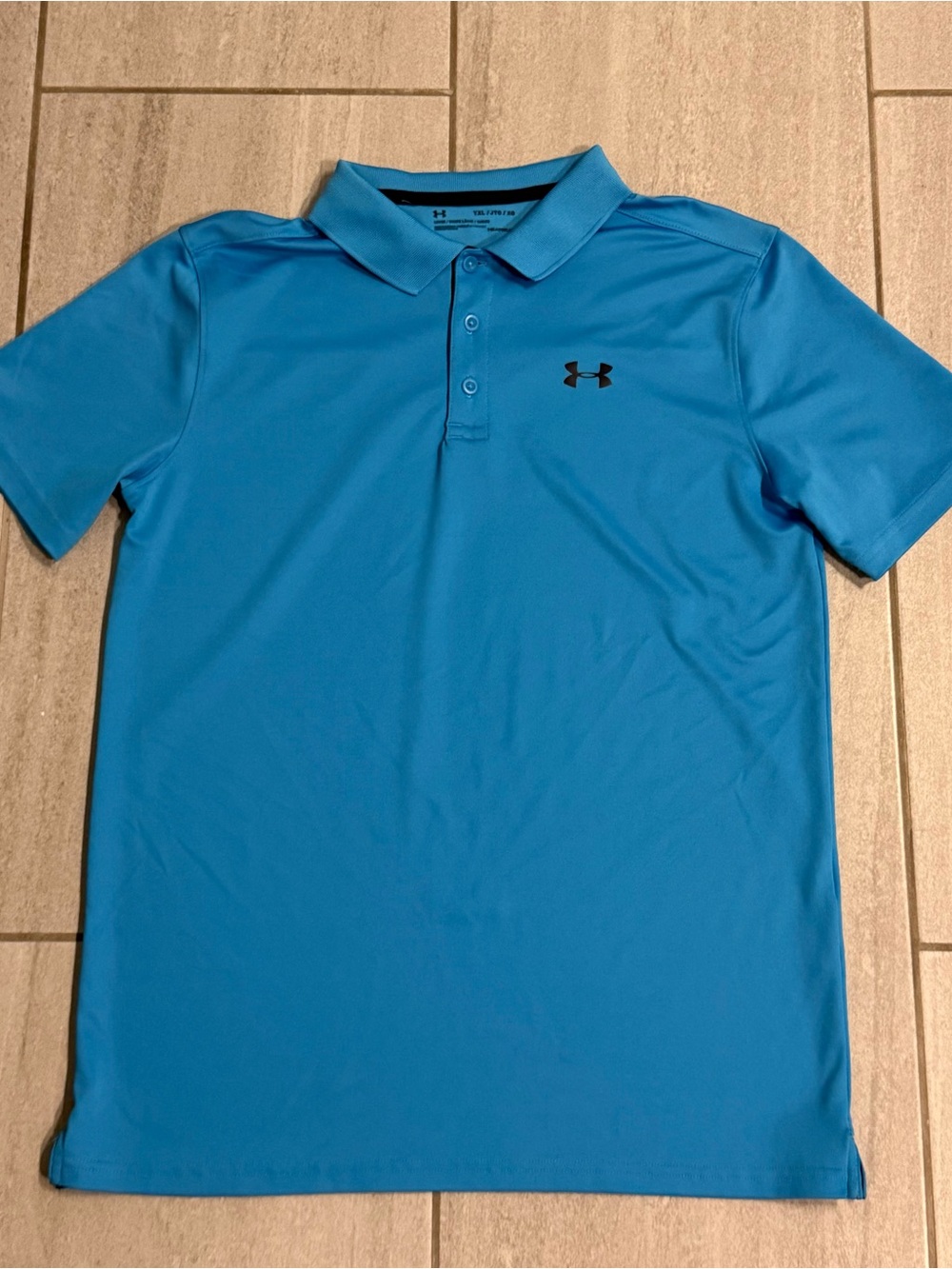 Under Armour Bright Blue Boys' Tech Polo